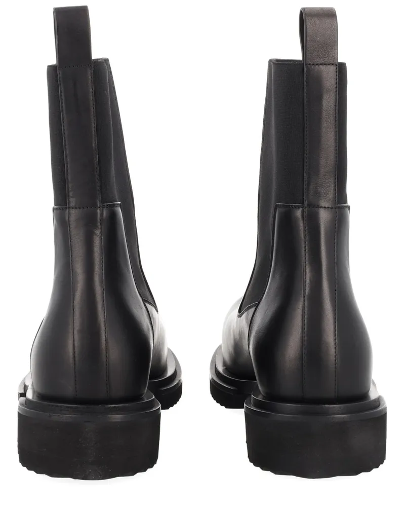 Rick Owens Beatle Gabe Boot — Black Black