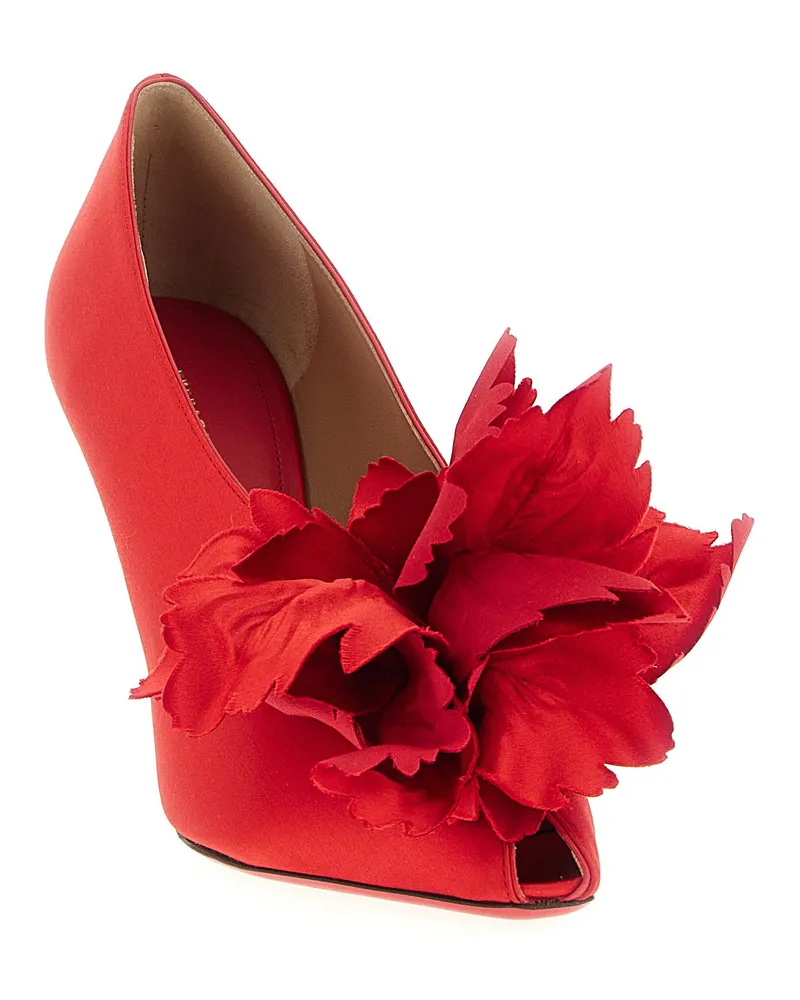 Ferragamo Galia Heels — Red Red