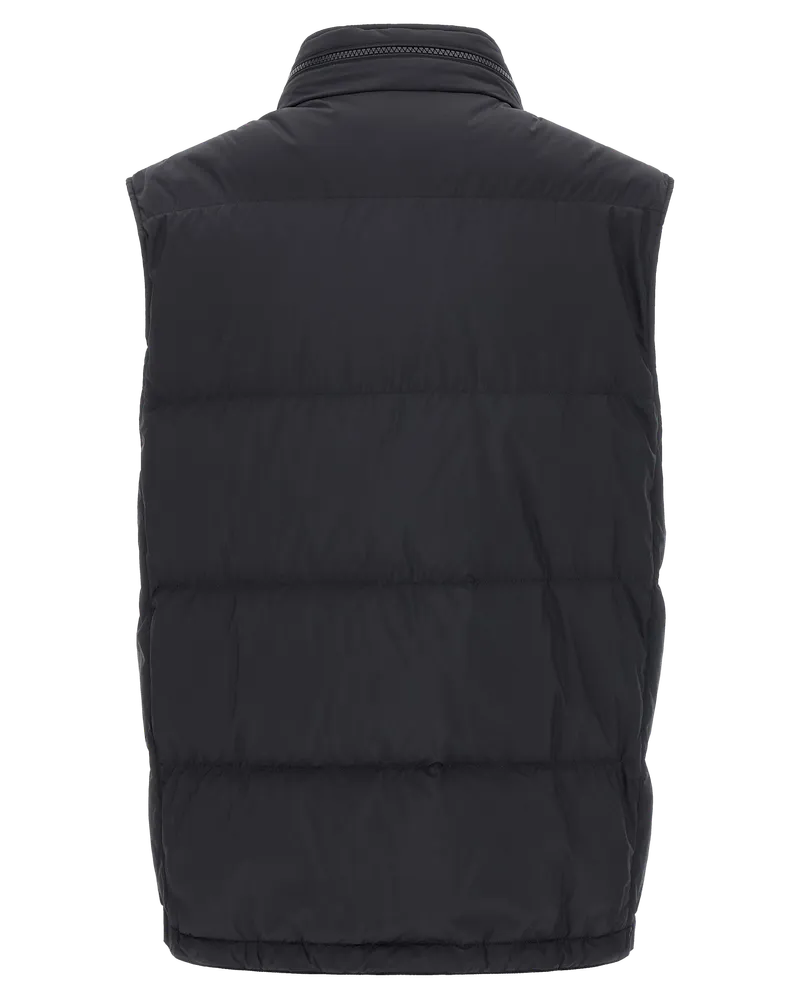 Brunello Cucinelli Quilted Nylon Vest — Navy Navy