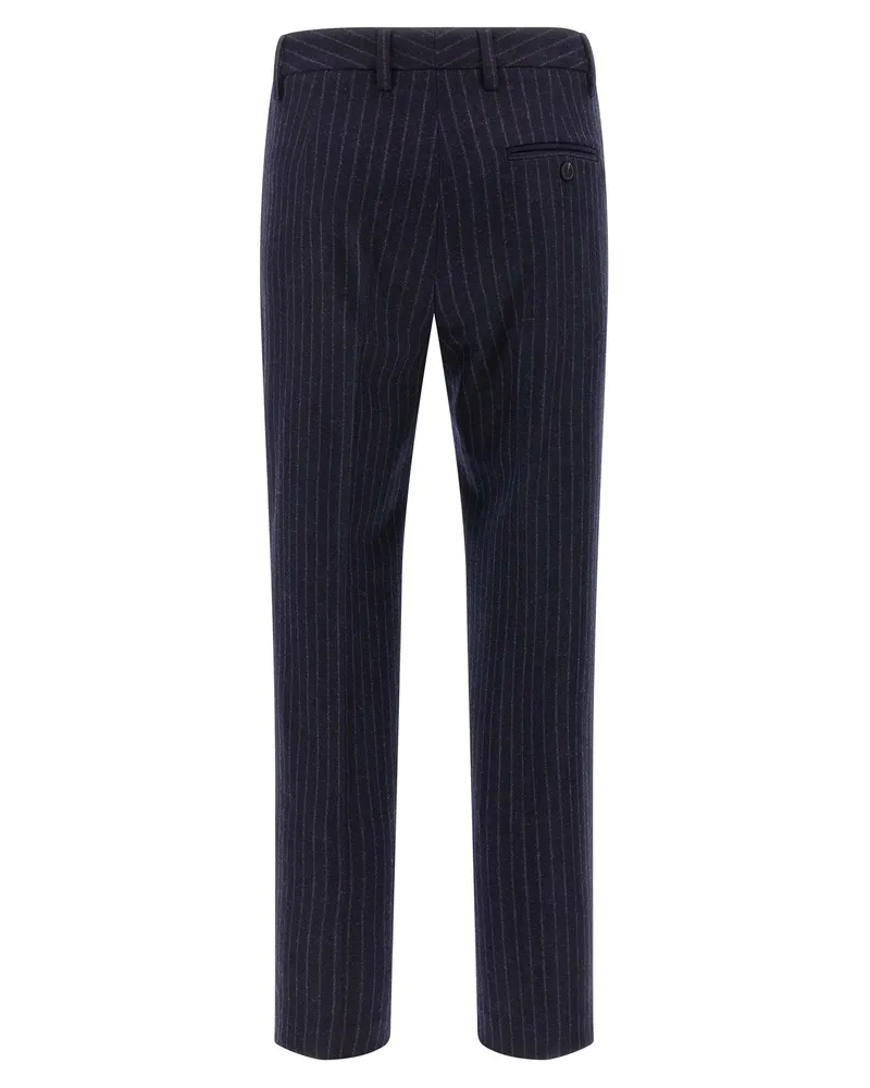 Alberto Biani Franca Trousers — Navy Navy