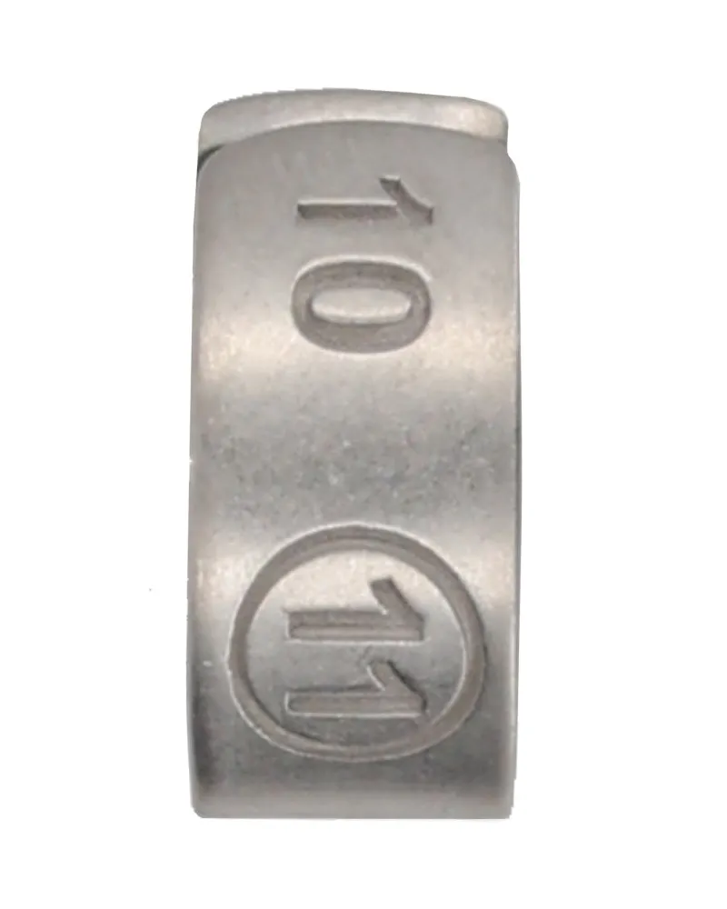 Maison Margiela Number Reference Ear Cuff — Gray Gray