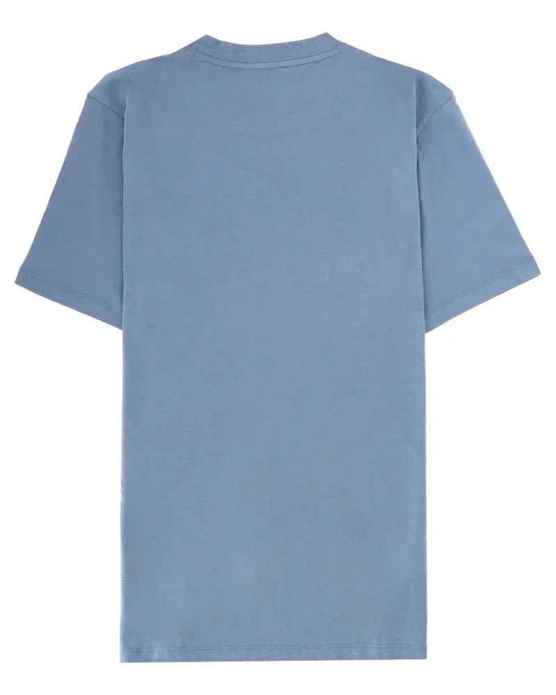 HUGO BOSS Logo Cotton T-Shirt — Blue Blue