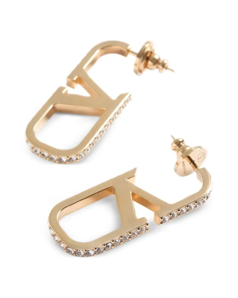 Valentino Garavani VLogo Signature Earrings — Gold Gold