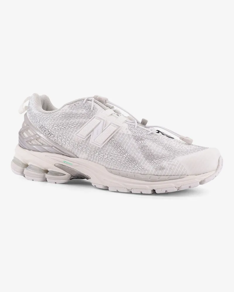 New Balance Men's Sneakers 190611 Technical Fabric White Nylon-Rubber Trainers Nylon/rubber White