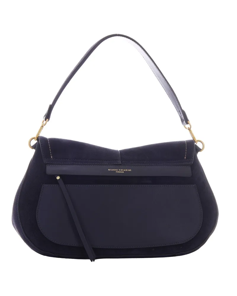Gianni Chiarini Women's Shoulder Bag Helena Round Midnight Blue Navy