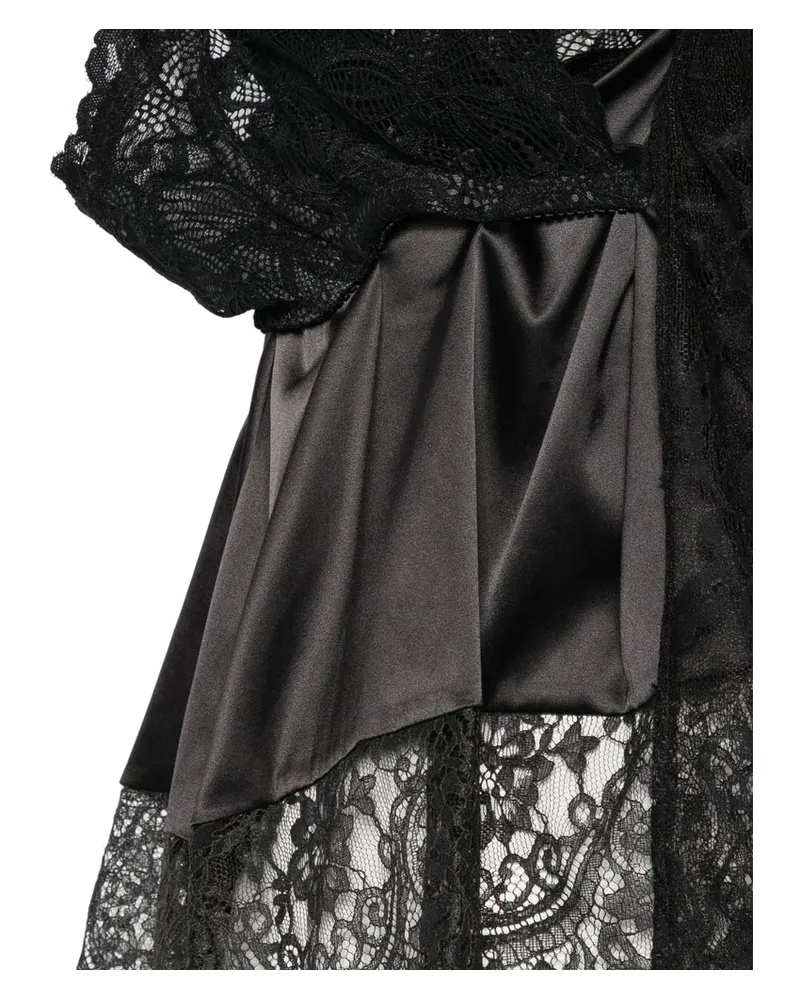 Junya Watanabe Black Lace Blouse — Black Black