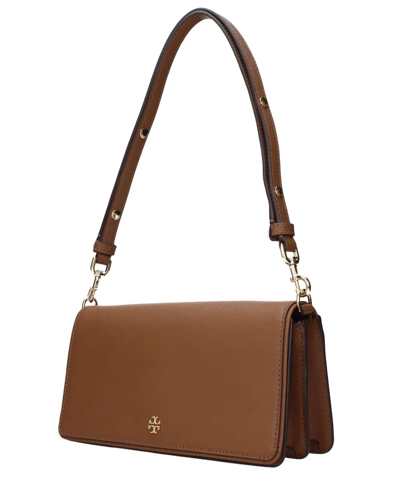 Tory Burch Women's Brown Leather Shoulder Bag Brown