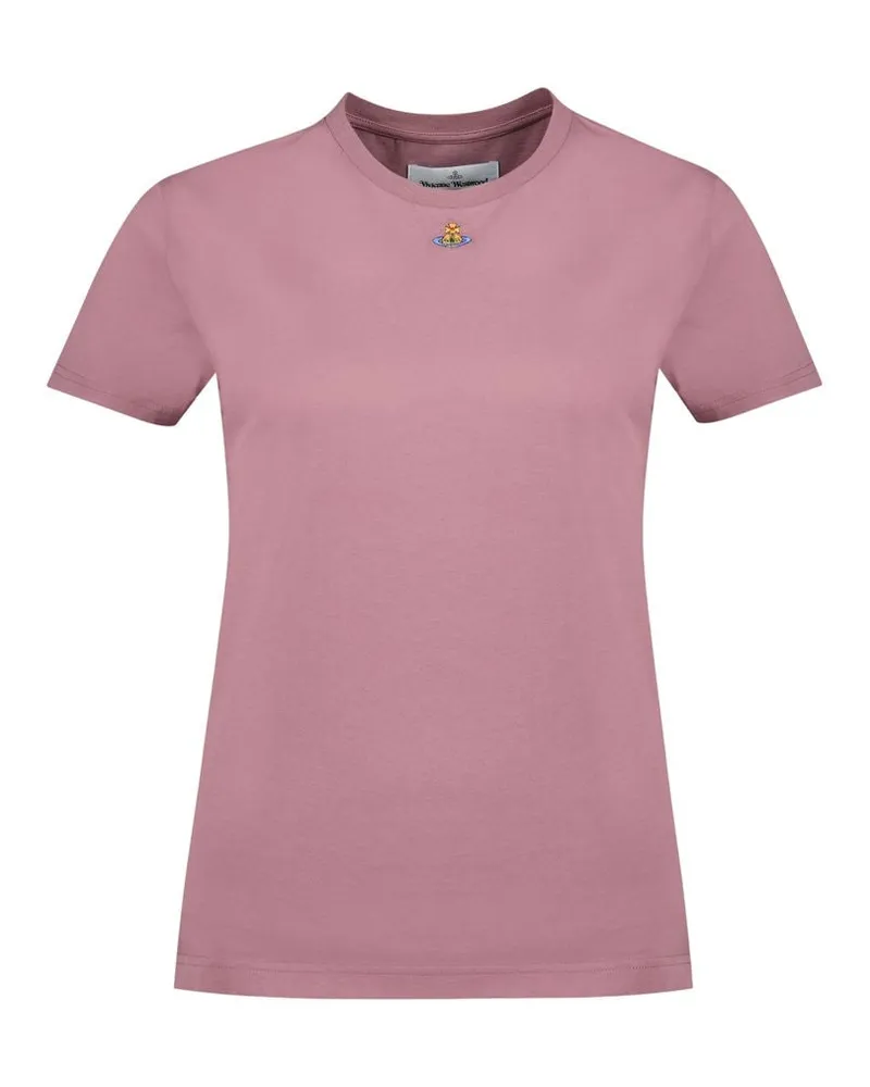 Vivienne Westwood Unisex Orb Peru T-Shirt -  Cotton Brown Concept-Store Ready-To-Wear Mauve