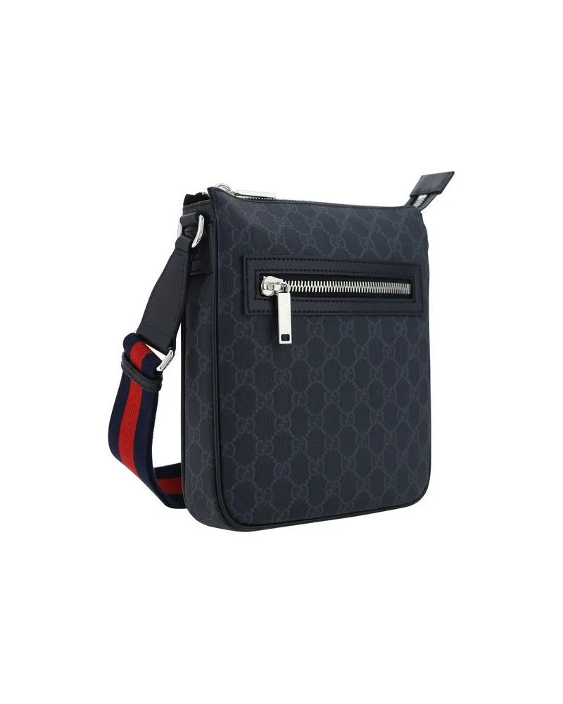 Gucci Men's Black Polyethylene Shoulder Bag Black