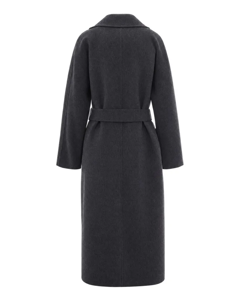 Max Mara Peonie Coat — Gray Gray