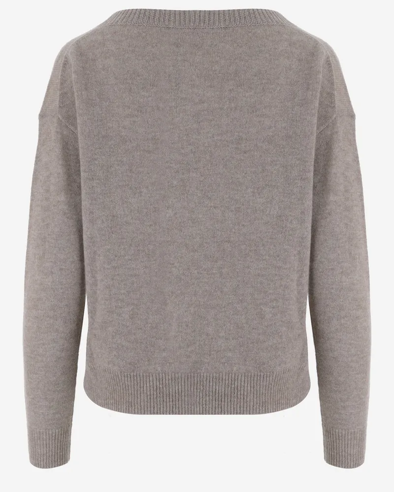 ALLUDE Women's Cashmere Sweater Beige Beige