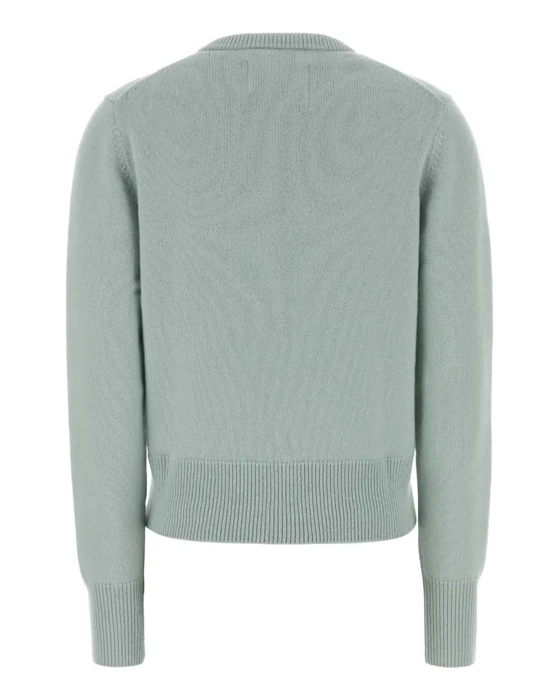 extreme cashmere Women's Pastel Light Blue Cashmere Nâ°435 Cardigan Glass Exterior: Maglieria Sweater Green
