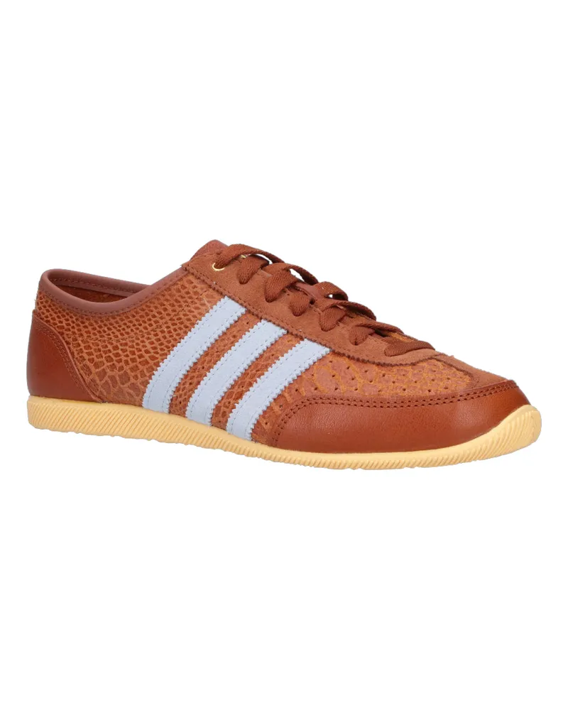 adidas Women's Sneakers Brown Leather Brown