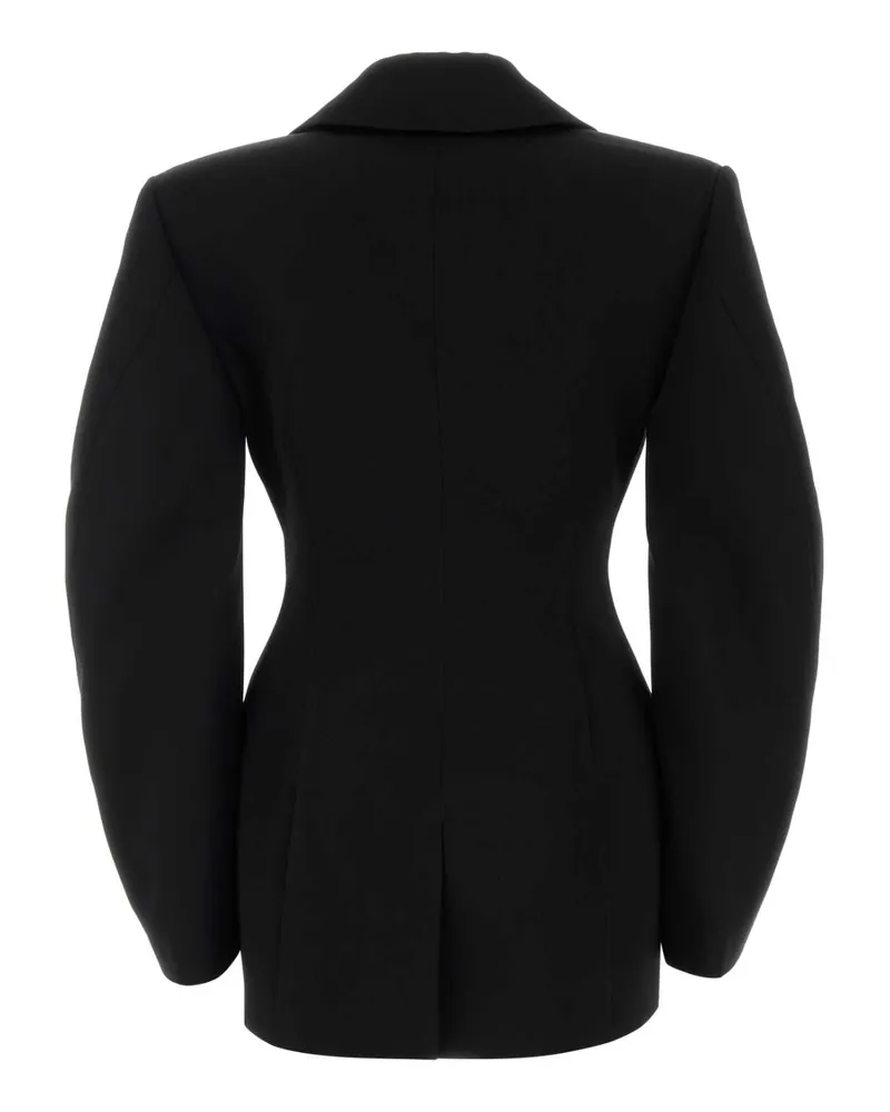 Givenchy Women's Cocoon Blazer Black Wool Blazers Black