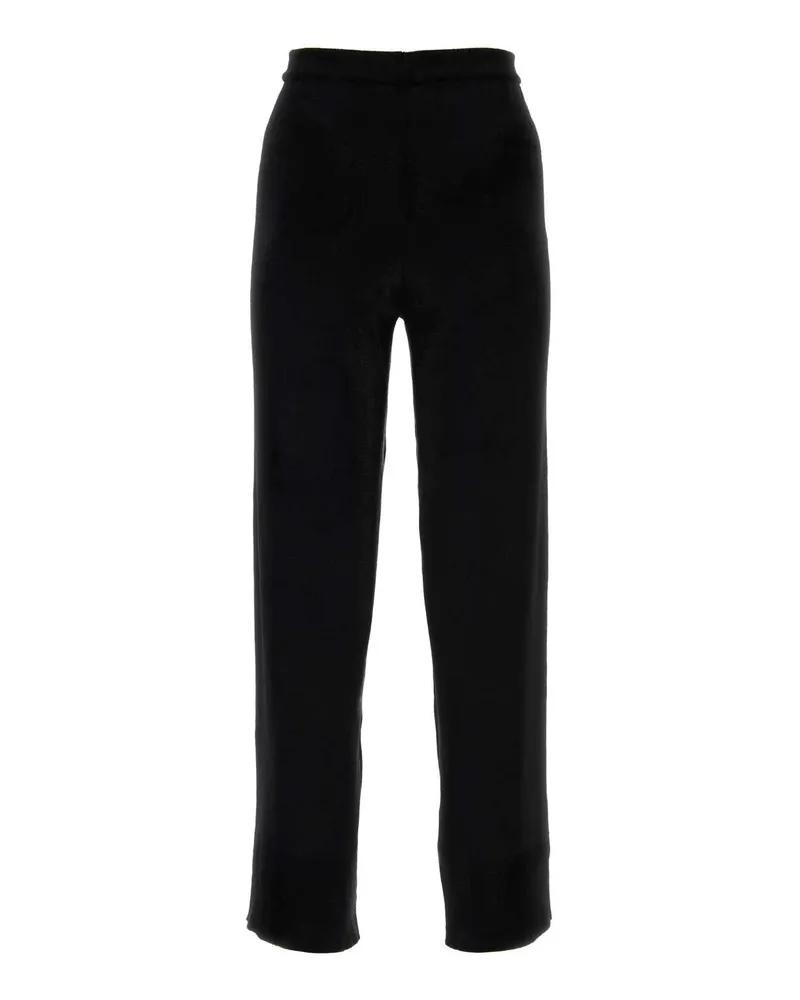 Gucci Women's Black Viscose Blend Pant Exterior: Nylon Pantaloni Black