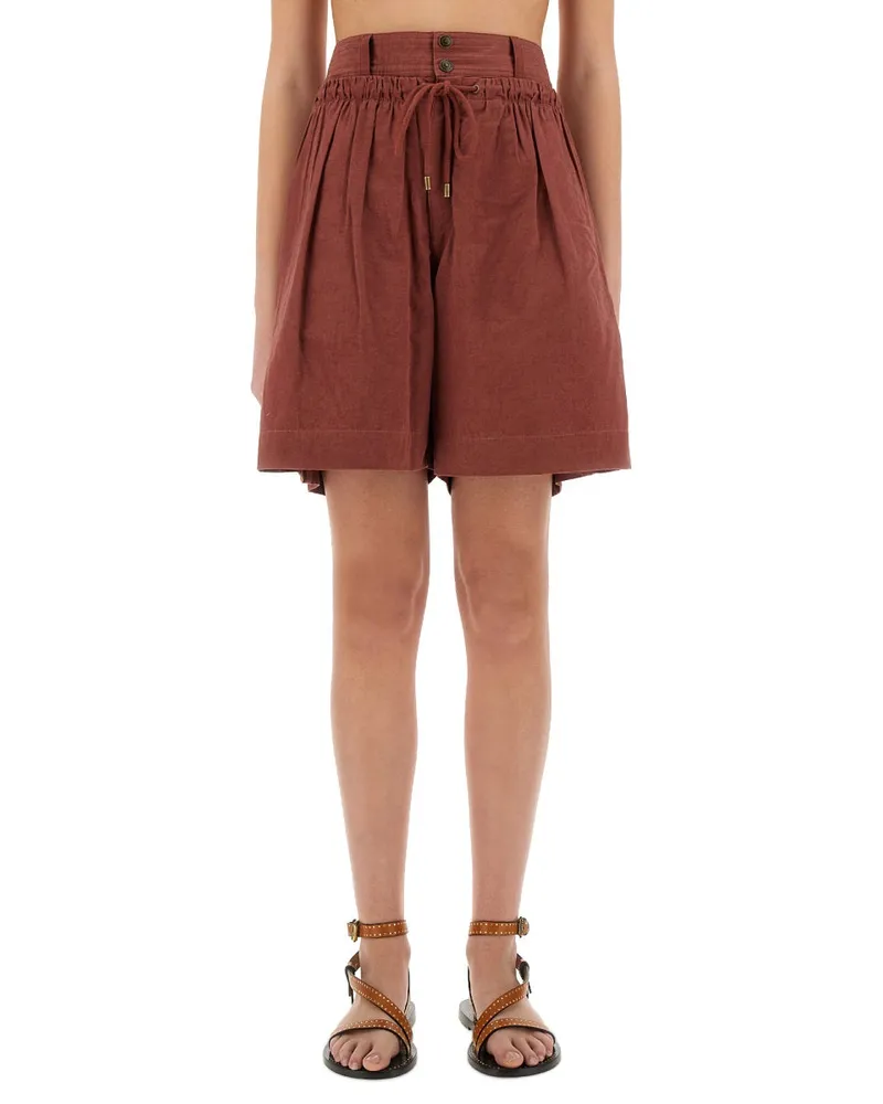 Isabel Marant Ingrid Shorts — Red Red