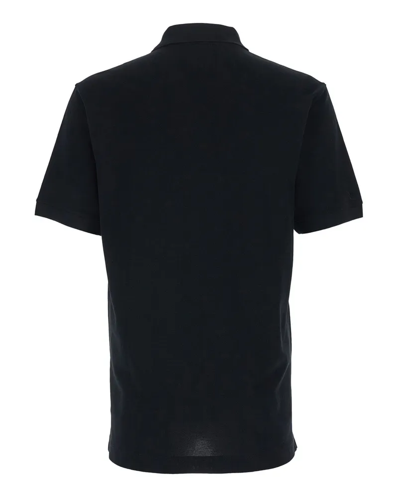 HUGO BOSS Cotton Polo — Black Black