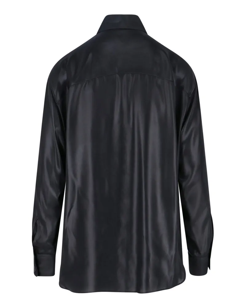 Diesel Women's Shirts Black Polyester Black