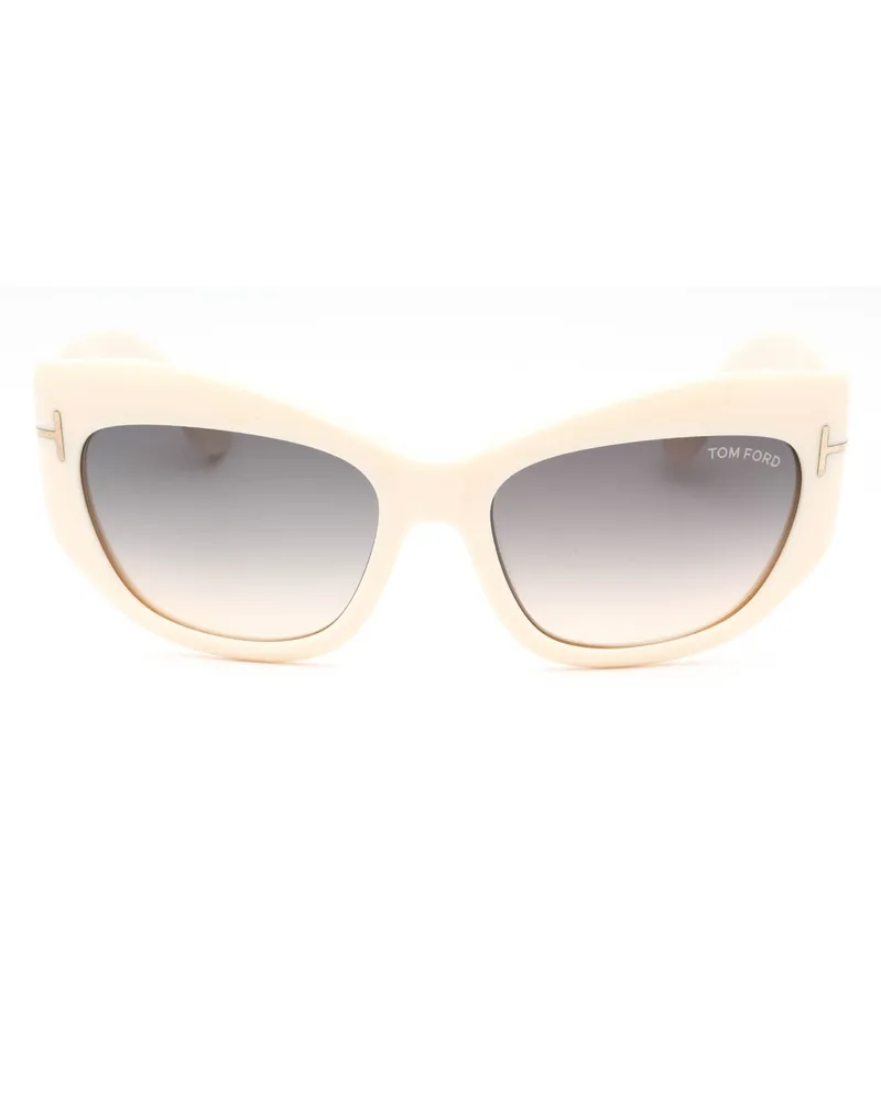 Tom Ford Women's Ft1065 Sunglasses Ivory Ivory