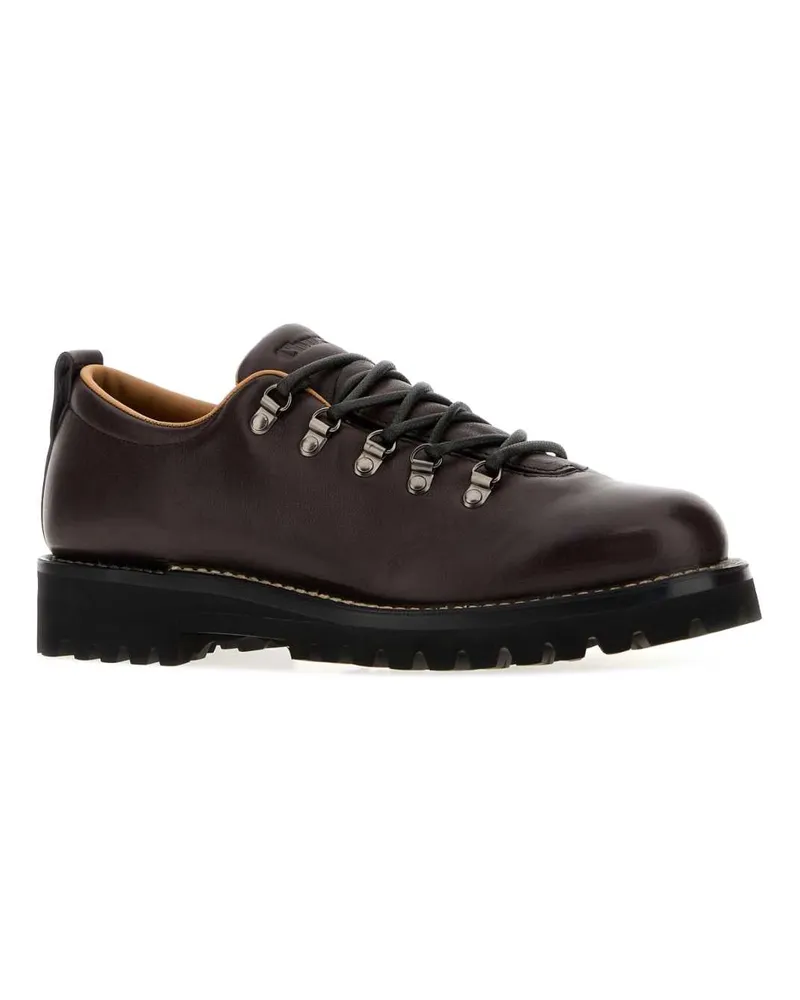 Church's Men's Dark Brown Leather Snow Lace-Up Shoes Sneaker Brown