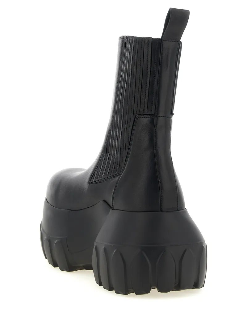 Rick Owens Women's Black Ramie Ankle Boots Black