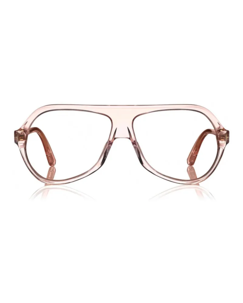Tom Ford FT0732072 Aviator Full Rim Sunglasses — Pink Pink