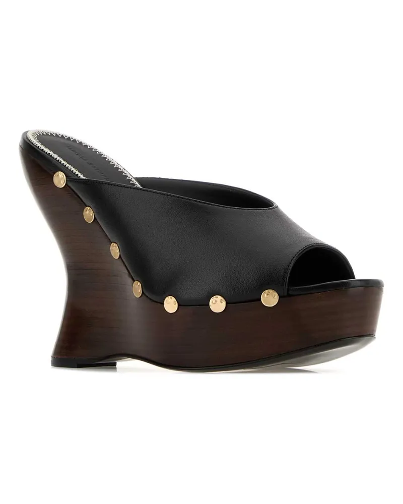 Magda Butrym Women's Black Nappa Leather Wedges Sandali Sandal Black