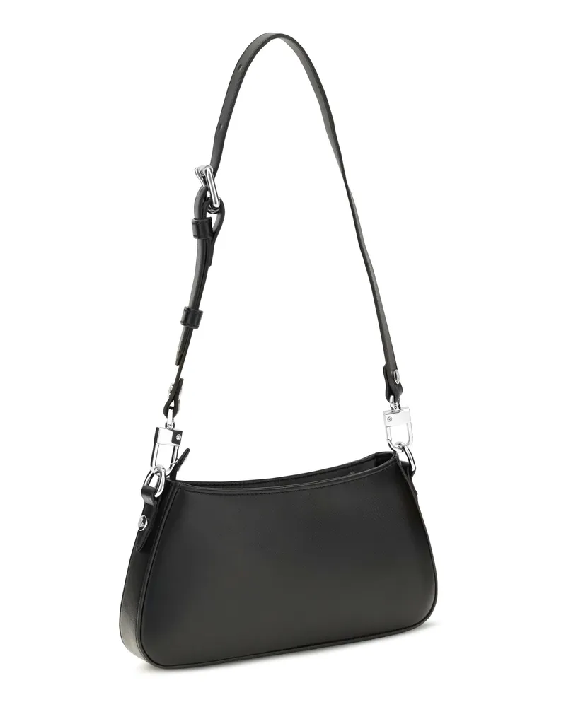 Vivienne Westwood Women's Phone Shoulder Bag Tasha Black Leather Calf Cases & Technology Black