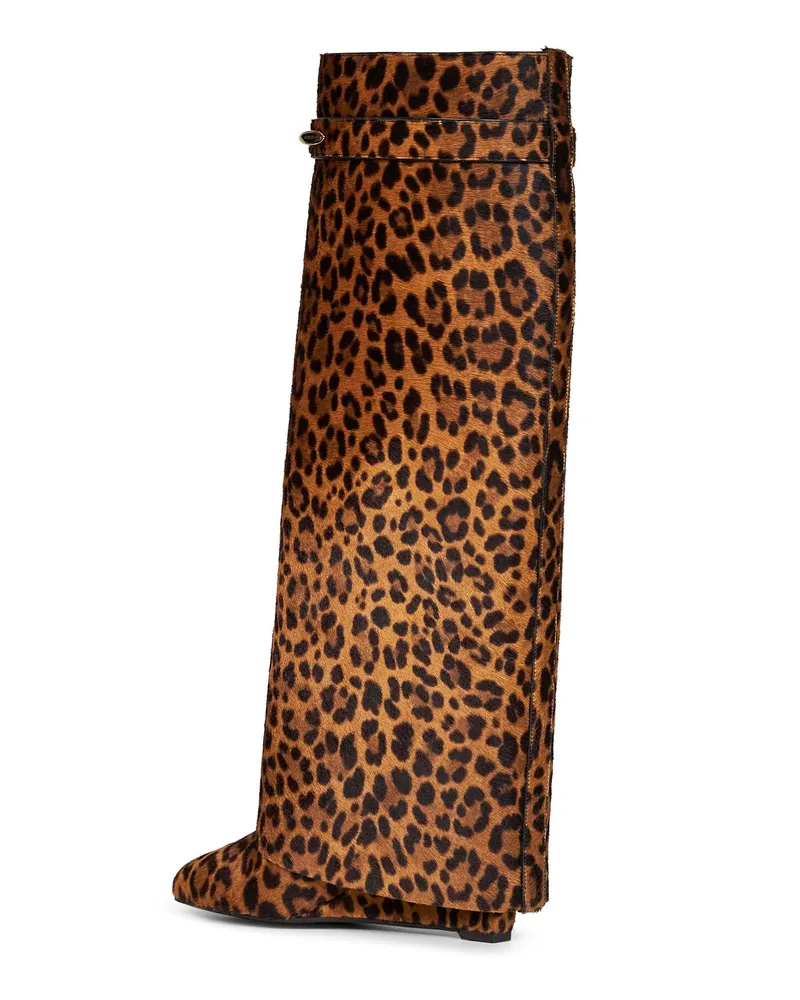 Givenchy Shark Pinch Boots — Brown Brown