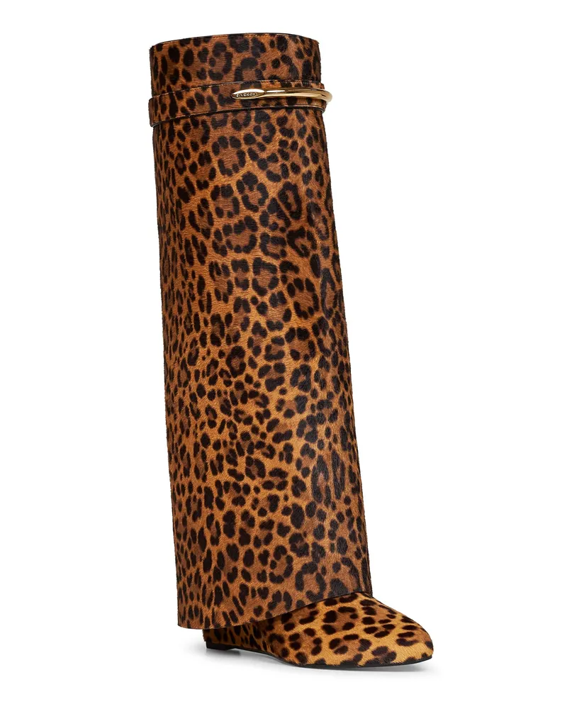 Givenchy Shark Pinch Boots — Brown Brown