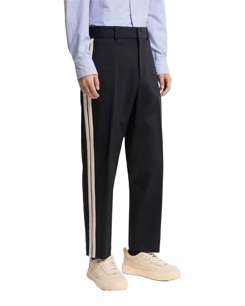Moncler Men's Pantalon Technique Archivio Bleu Marine Blue Trousers Navy