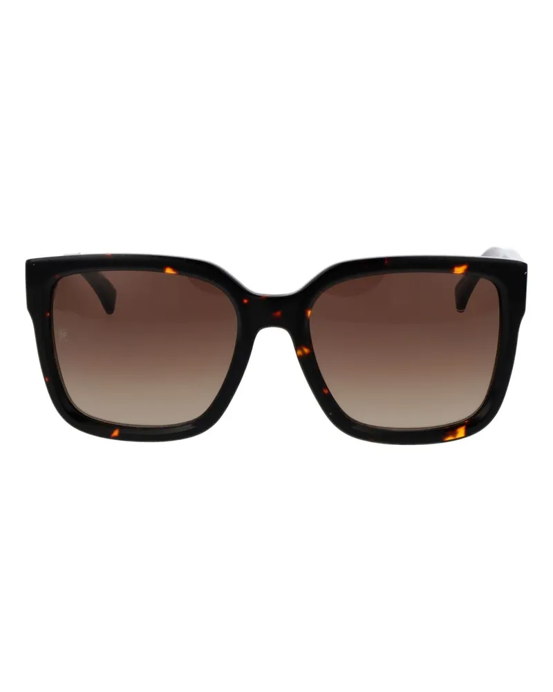 Tommy Hilfiger TO-1067613 Acetate Square-Frame Sunglasses — Black Black