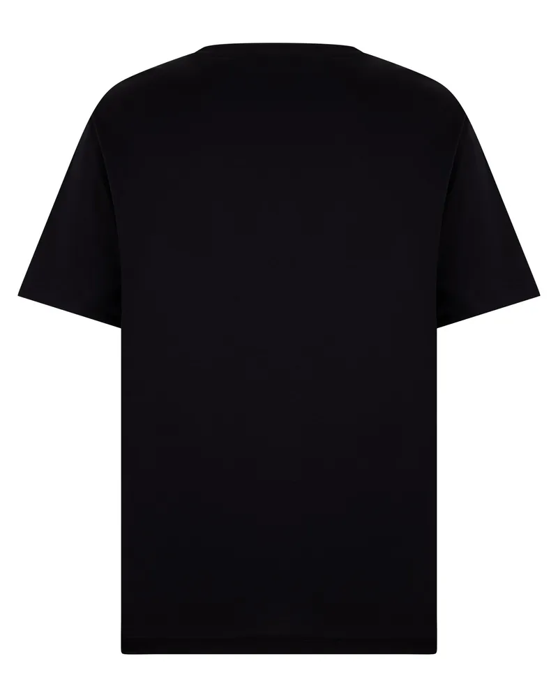 HUGO BOSS Printed Geometric T-Shirt — Black Black