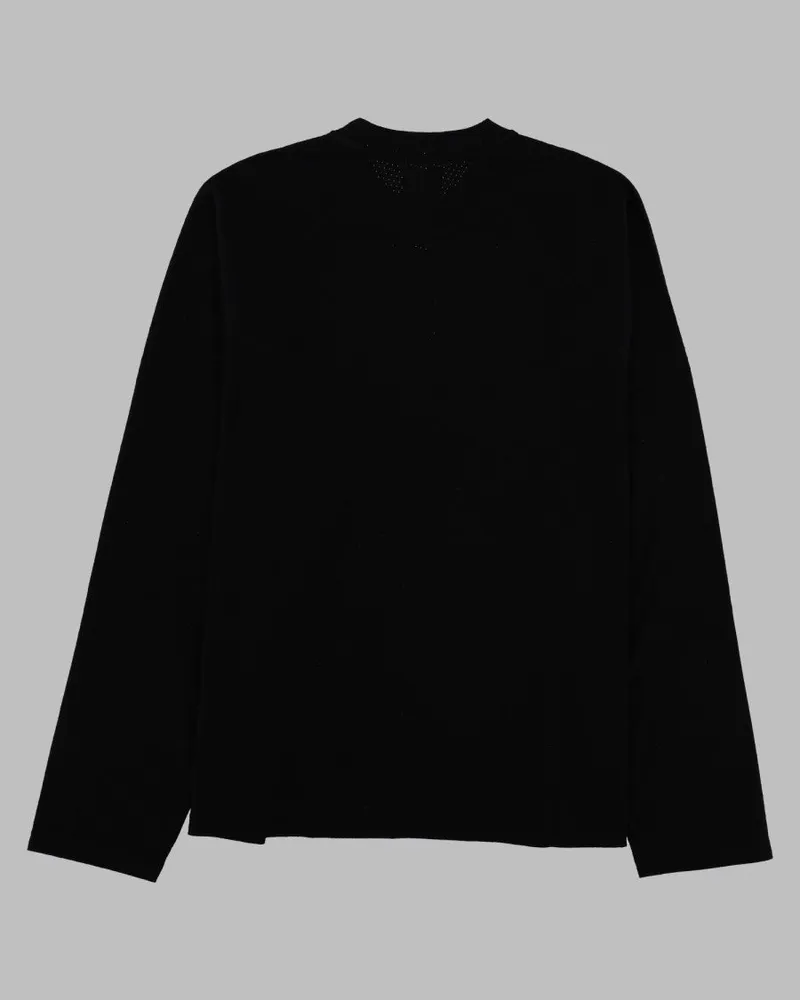 Arte Antwerp Logo Patch Long-Sleeve T-Shirt — Black Black