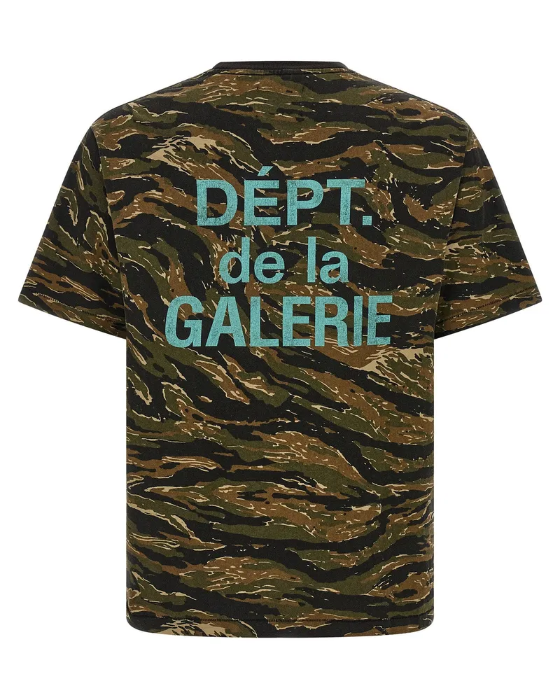 GALLERY DEPT. Tiger-Stripe Camouflage Print T-Shirt — Olive Olive