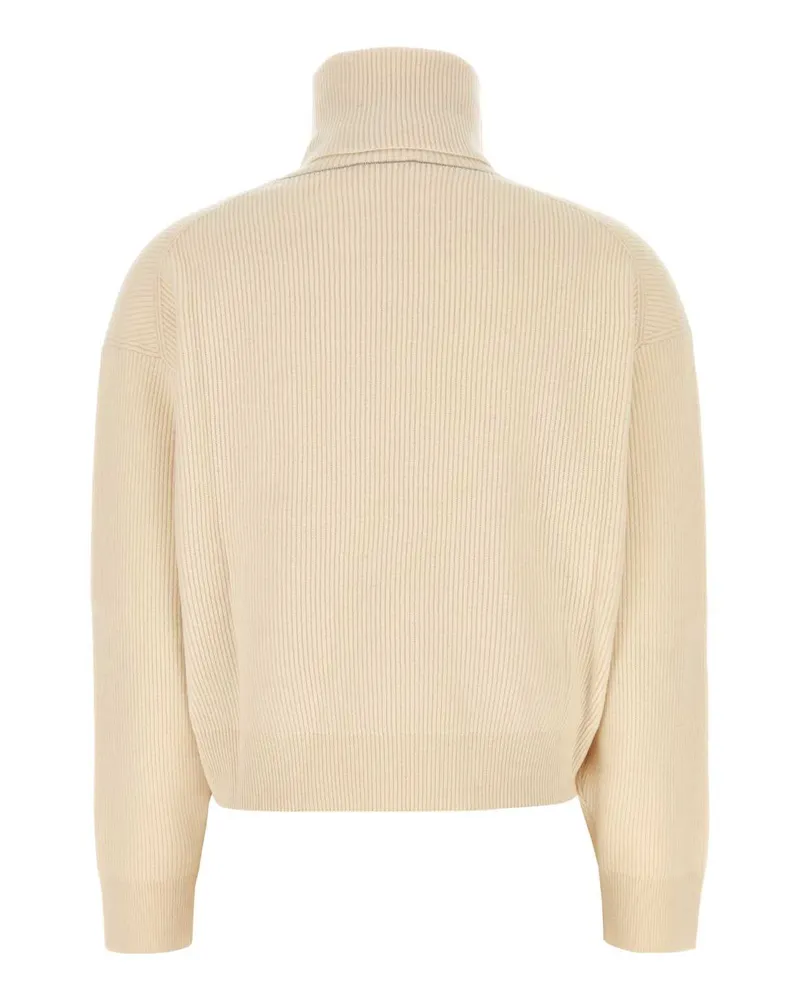 Brunello Cucinelli Turtleneck Sweater — Beige Beige