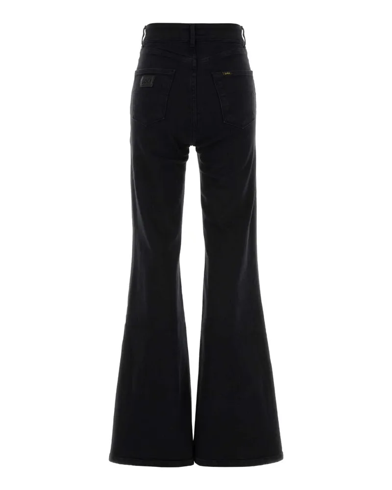 Lois Women's Black Stretch Denim Palas Jeans Darkblack Black