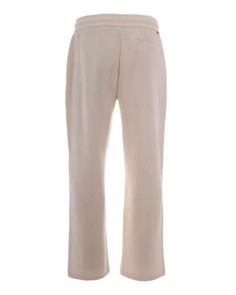 HUGO BOSS Men's Trousers Coulisse Open White Polyamide Beige