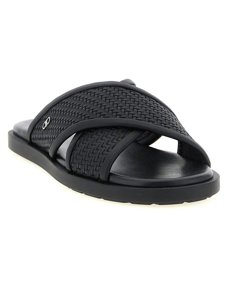 Ferragamo Brise Sandals — Black Black