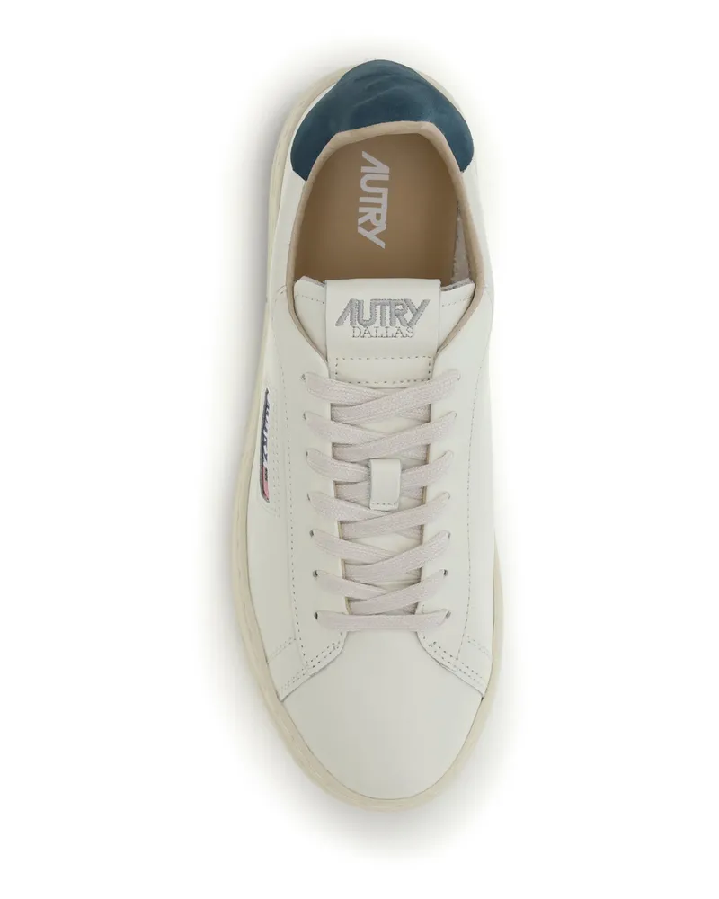 AUTRY Men's Sneakers Dallas Low Leather White Trainers White