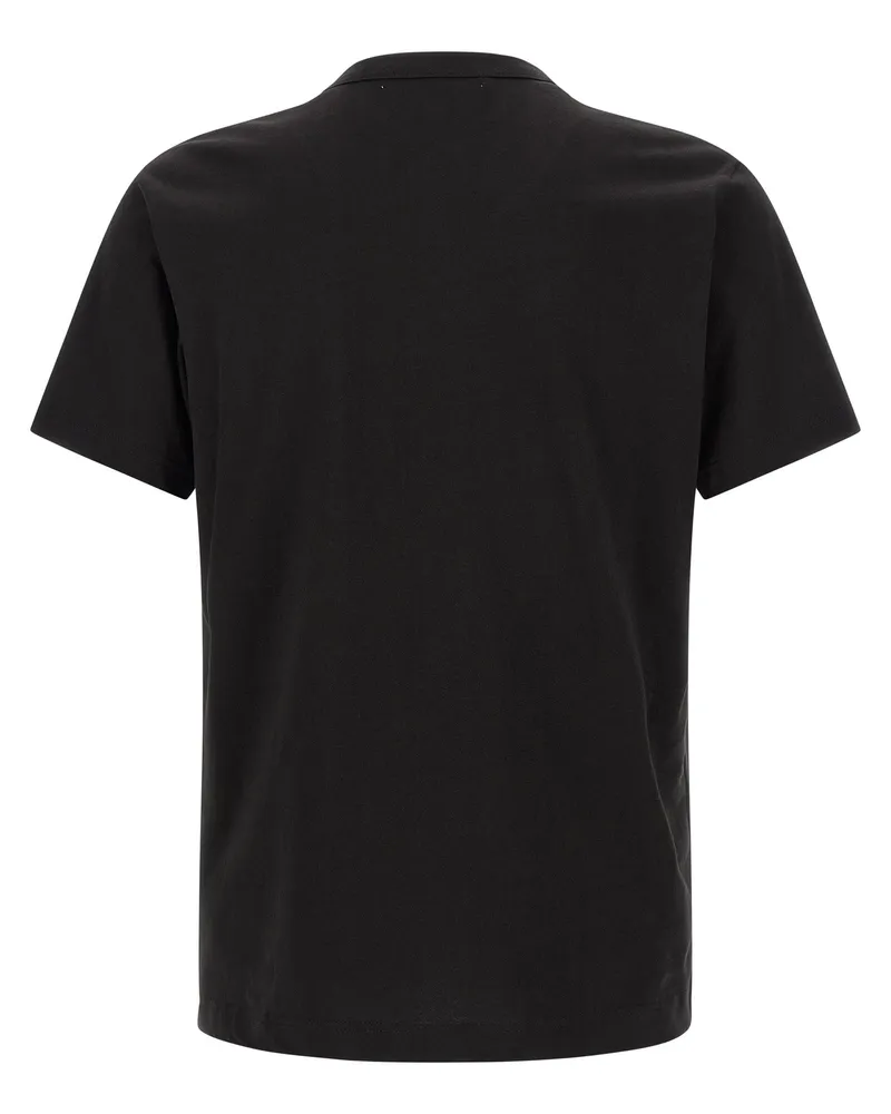Comme des Garçons Neon Splatter Graphic T-Shirt — Black Black