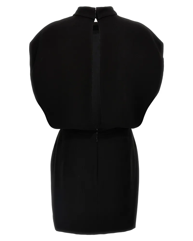 Max Mara Women's Black Triacetate Short Dress Black
