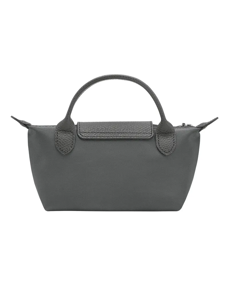 Longchamp Women's Mini Bag Le Pilage One Grey Canvas Gray