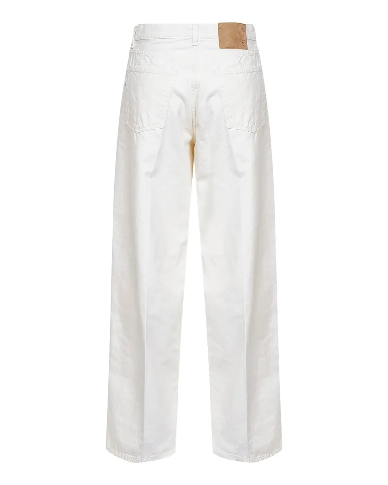 Haikure Women's Jeans Bethany Boyfriend Off White Cotton-Linen White