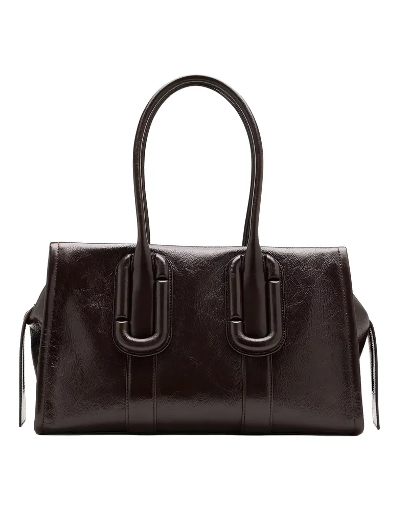 Marc Jacobs Women's Shoulder Bag Bebe City Tote Leather Fondant Cow Black