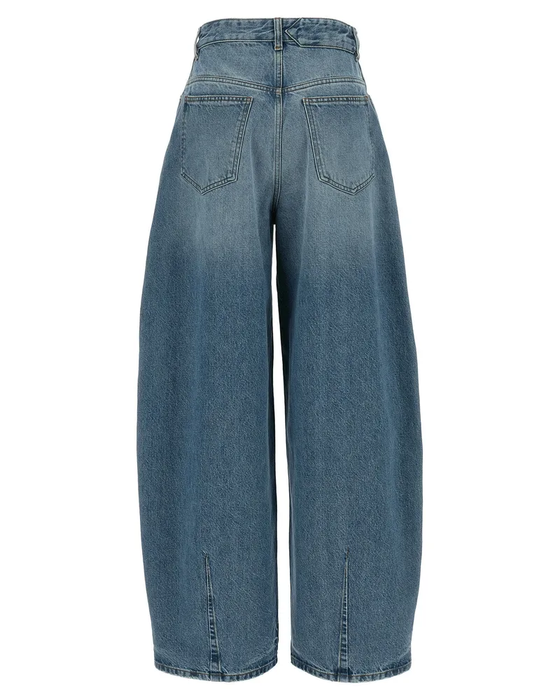 Jacquemus Le De-Nimes Ovalo Jeans — Blue Blue