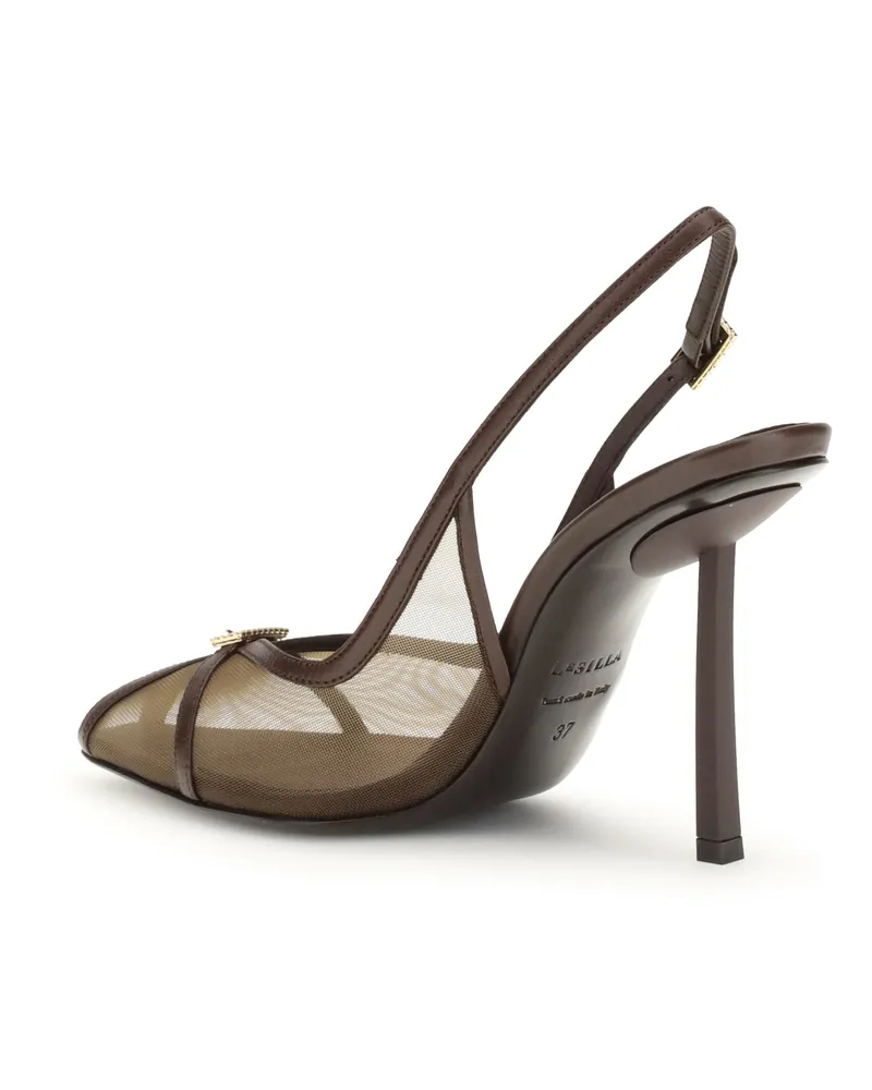 Le Silla Women's Vittoria Pumps Fondente Sandal Brown