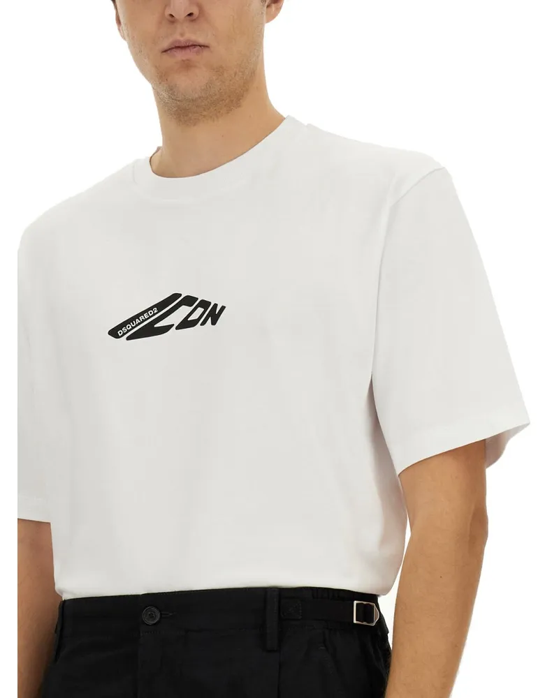 Dsquared2 Icon T-Shirt — White White