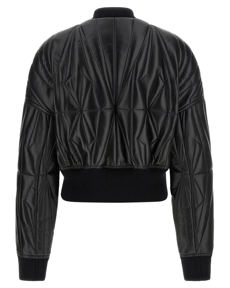 Rick Owens Men's Black Lamb Leather Jacket Clothing Black