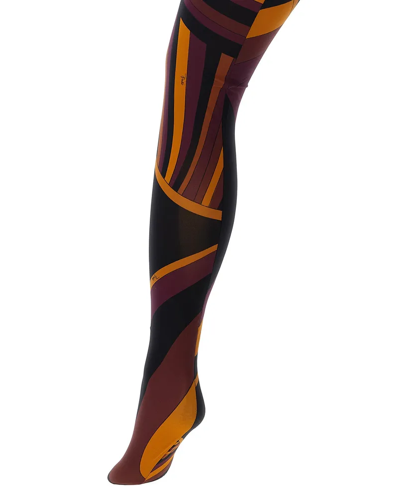 Emilio Pucci Iride Tights — Multicolor Multicolor